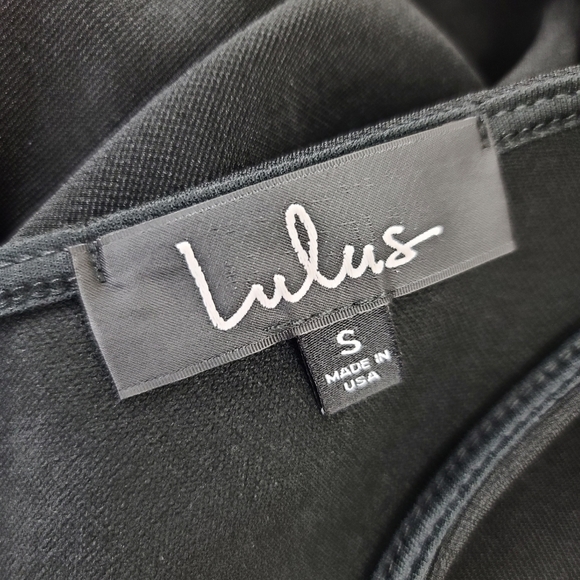 Lulus Women's Home Before Daylight Black Dress NWT Size S - Picture 7 of 8